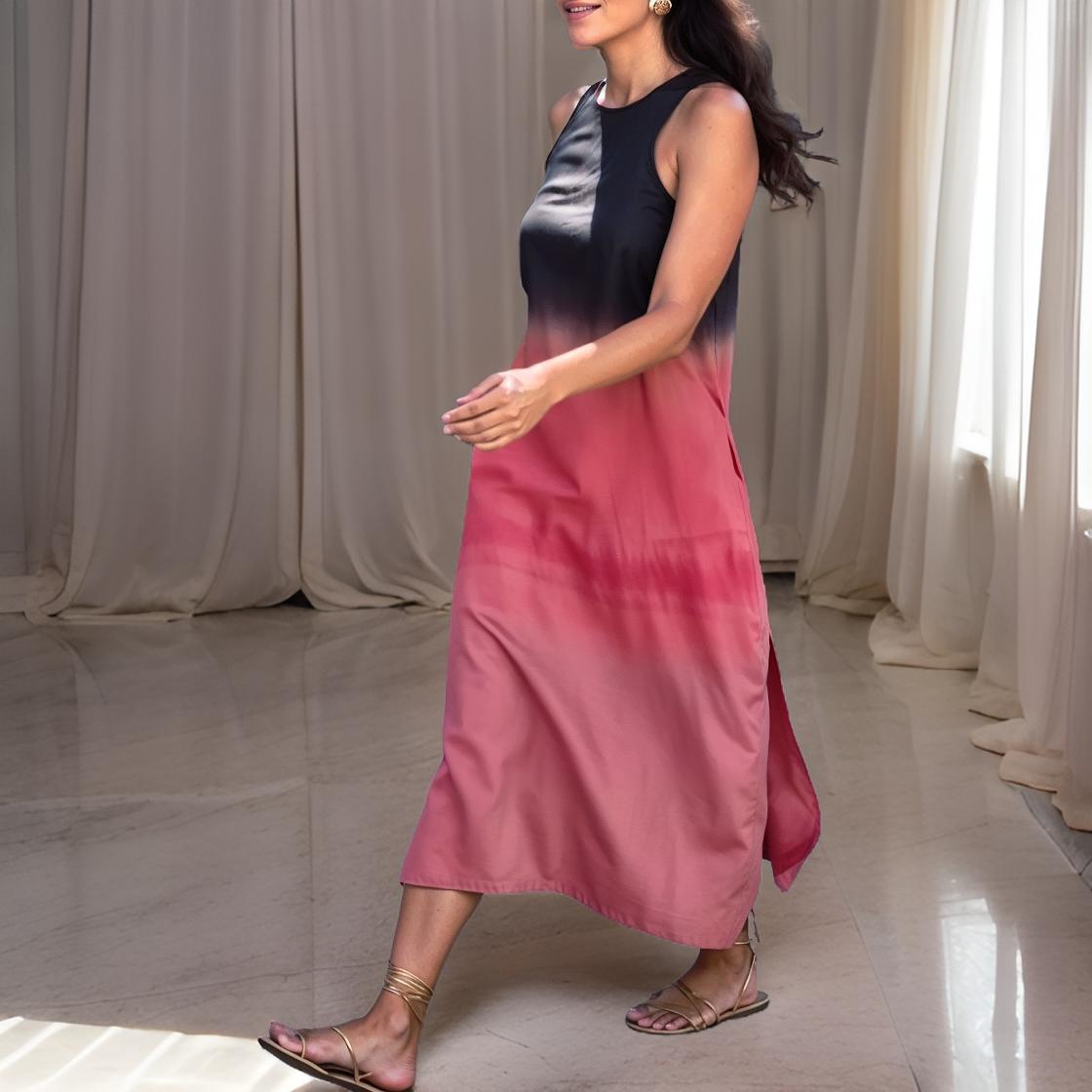Aurora - Stylish Ombre Long Dress