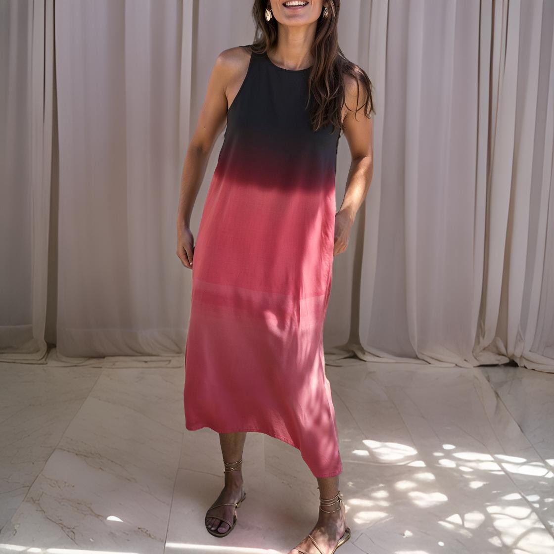 Aurora - Stylish Ombre Long Dress