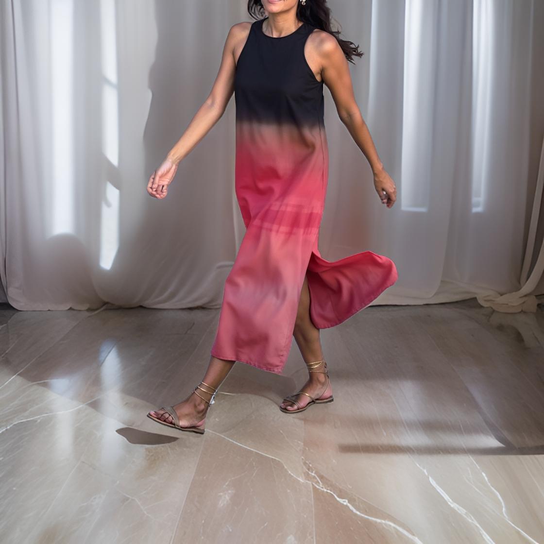 Aurora - Stylish Ombre Long Dress