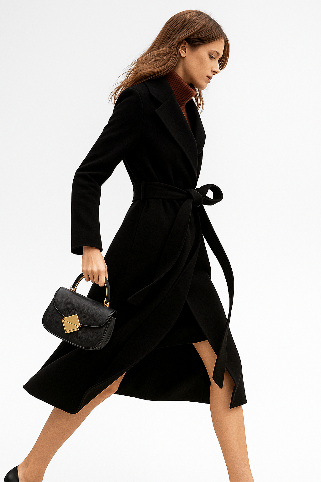 Winter Cinch Woolen Coat