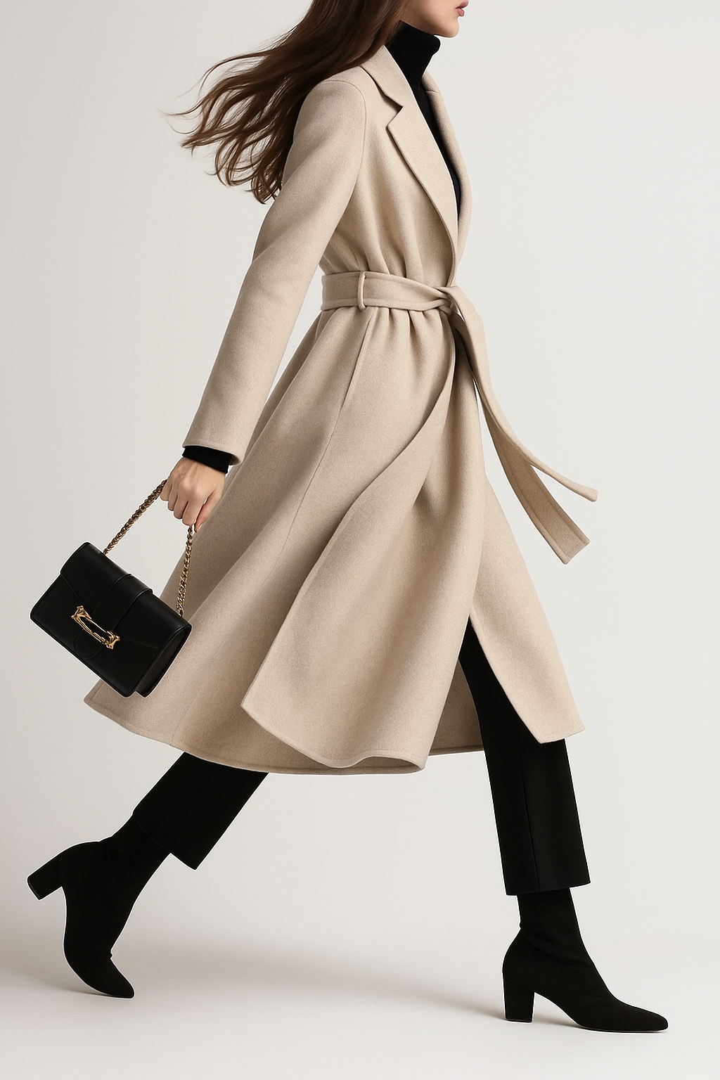 Winter Cinch Woolen Coat