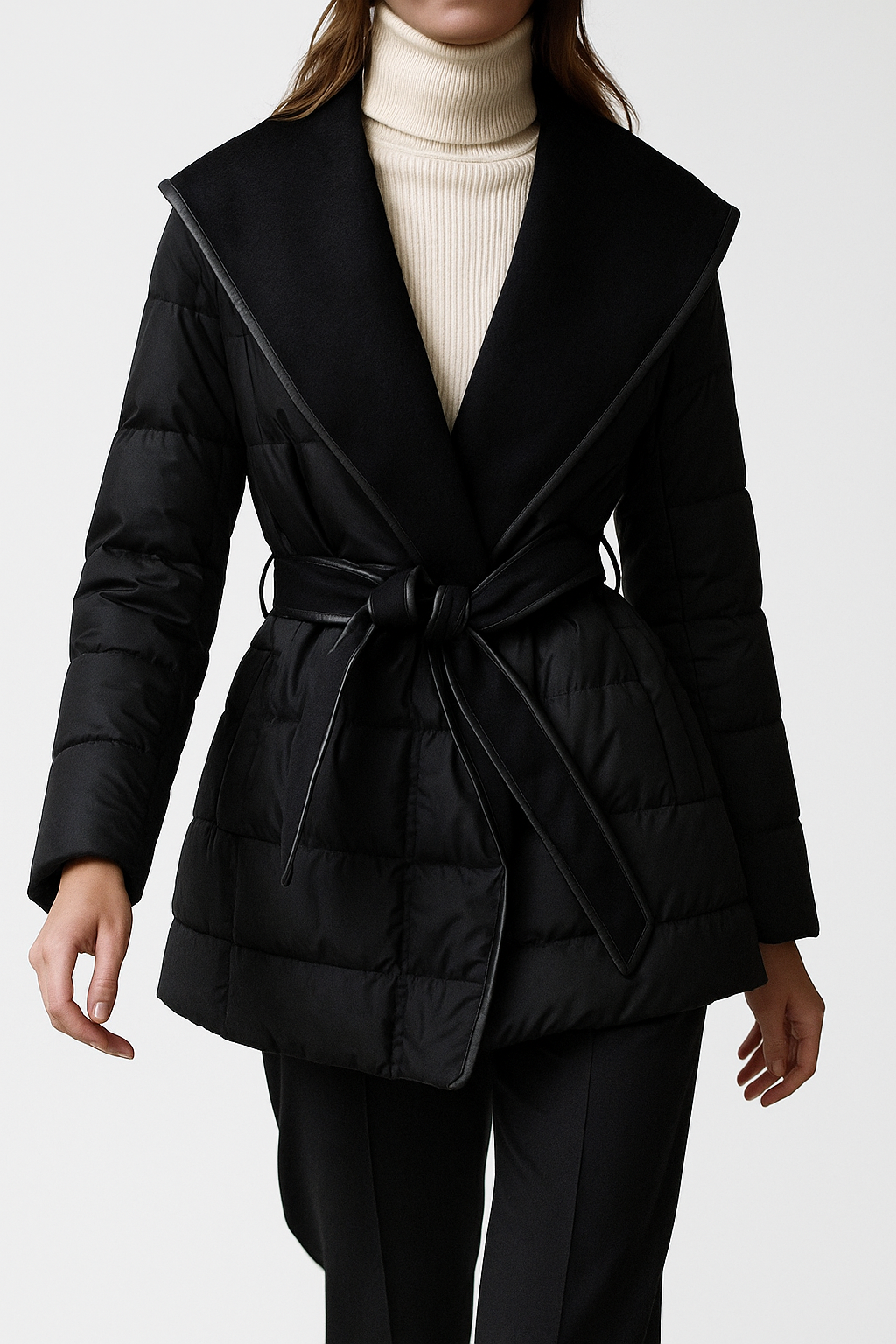 Lady Diana Belted Down-Jacket
