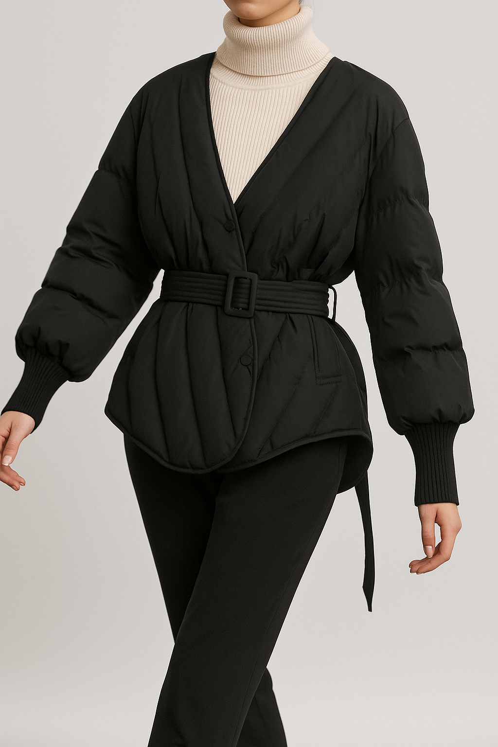 The Quilted Belle Down Jacket