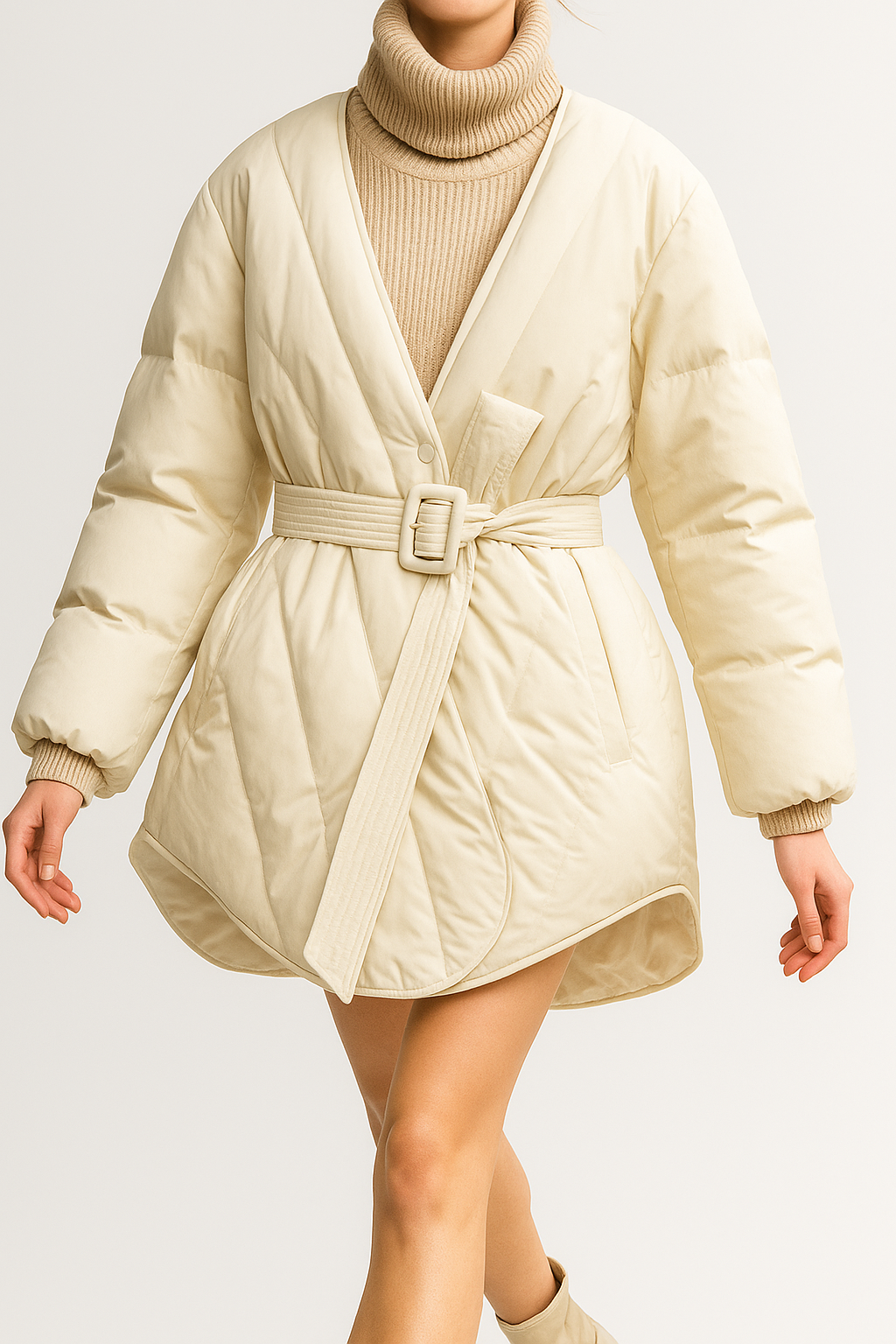 The Quilted Belle Down Jacket