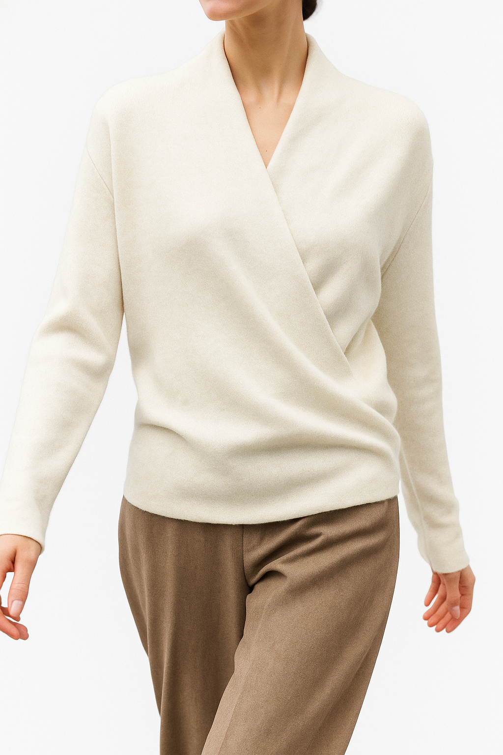 Serene V-Neck Knit Sweater