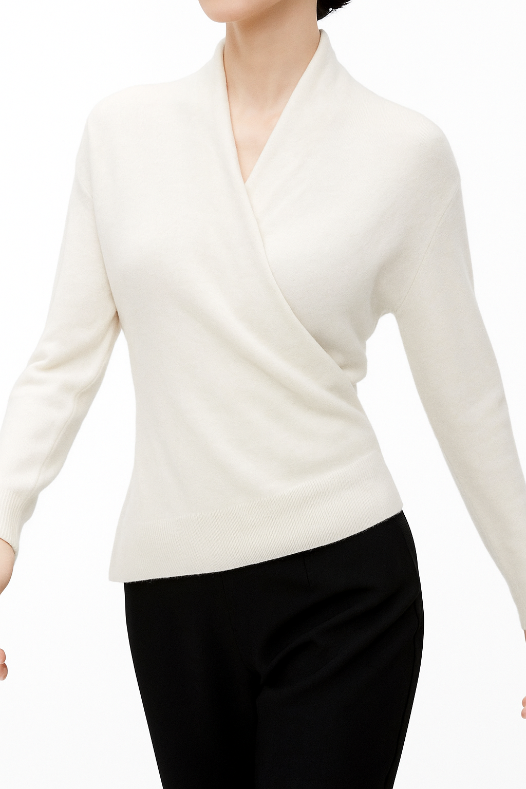 Serene V-Neck Knit Sweater