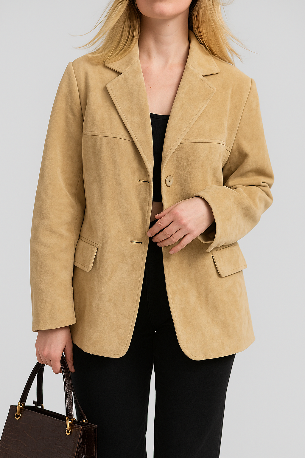 Paris Classic Suede Blazer
