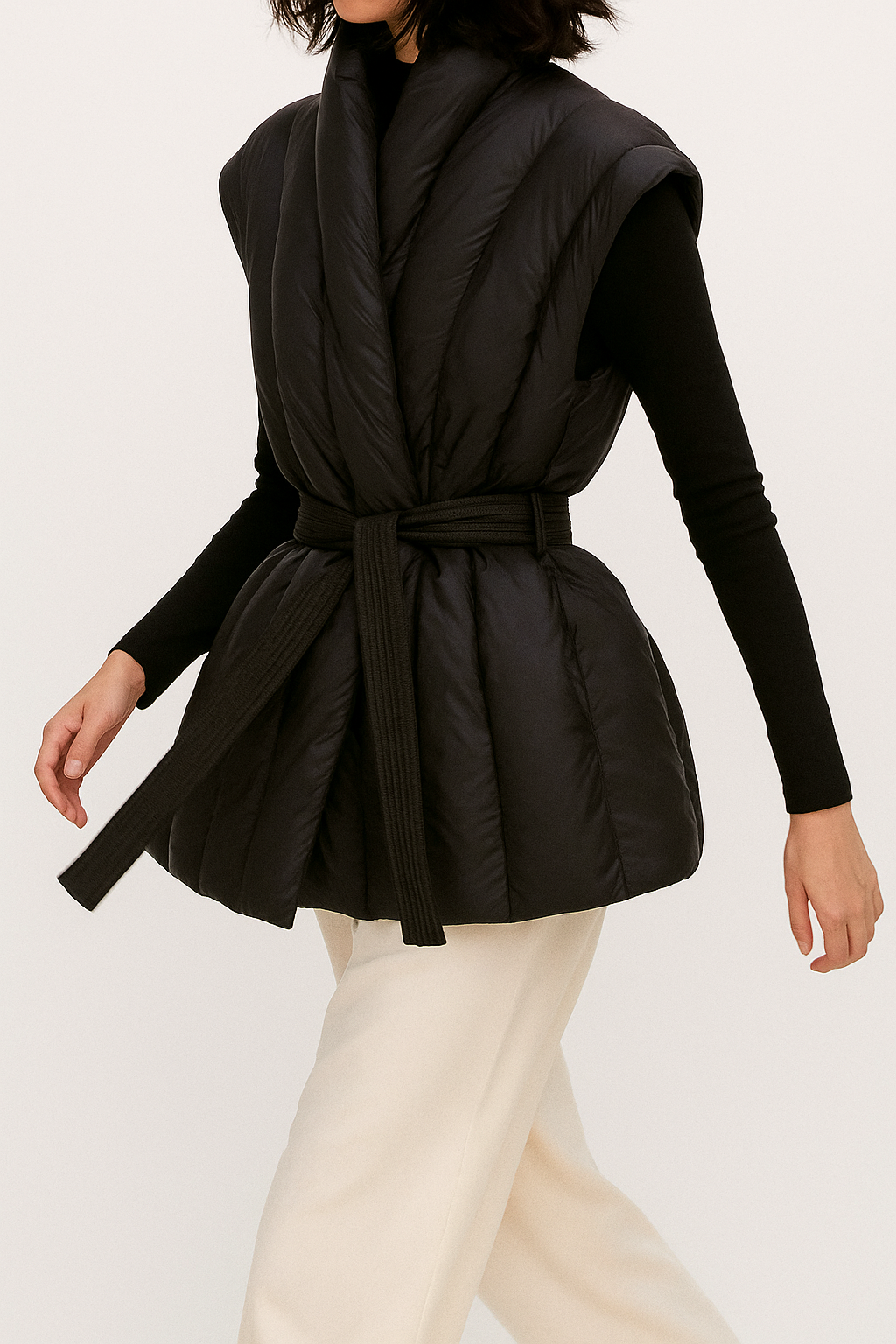 Hässleholm Belted Down Vest