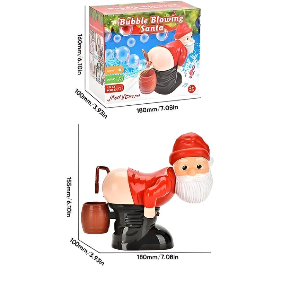 Machine à bulles du Père Noël (avec lumières et musique)