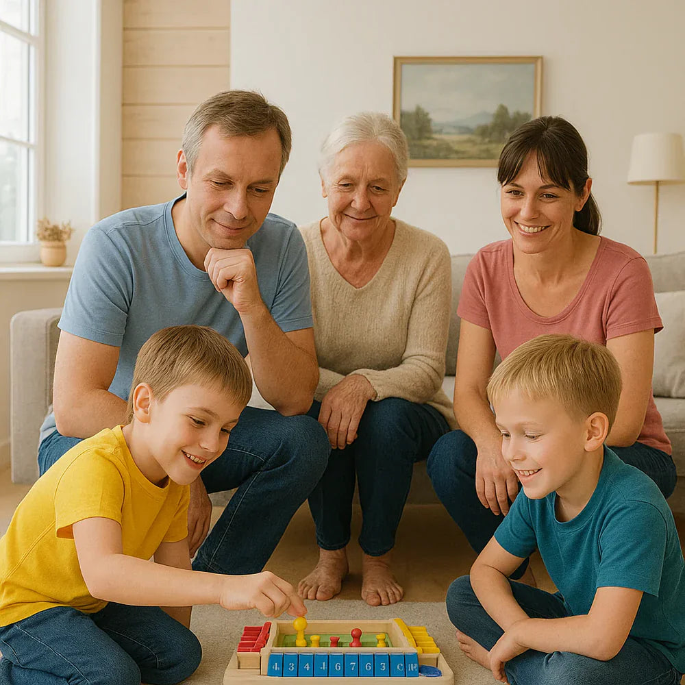 Jeu de société en bois – amusant et éducatif pour toute la famille
