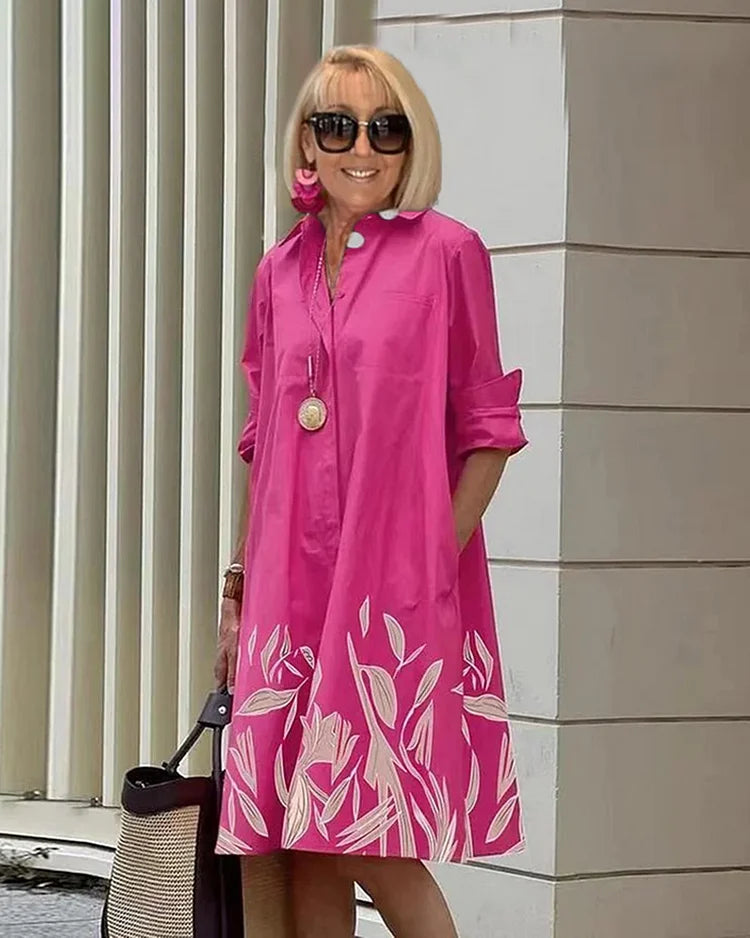 Kourtney's Printed Long Dress