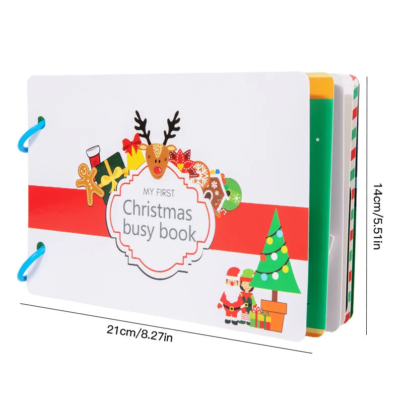 Livre Montessori éducatif de contes de Noël