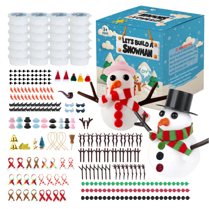 Kit créatif de bonhomme de neige DIY pour enfants