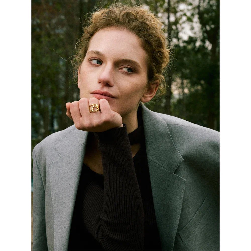 Forma Gold Open Ring