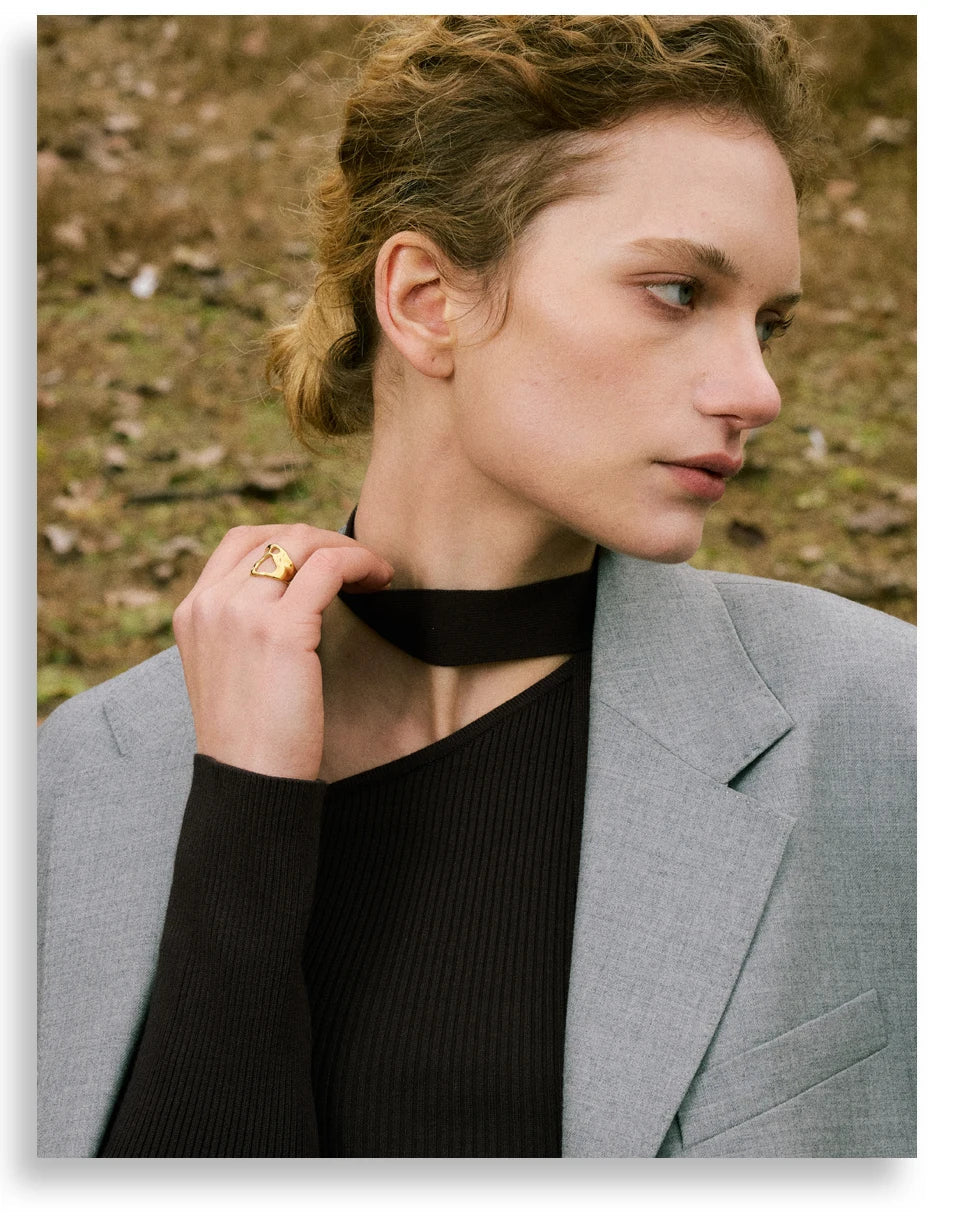 Forma Gold Open Ring