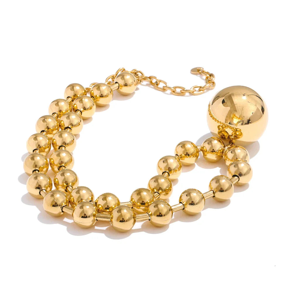 Liré Bold Star Beaded Necklace
