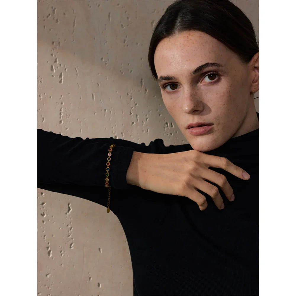 La Perla Di Luce 18k Gold Plated Gemstone Set