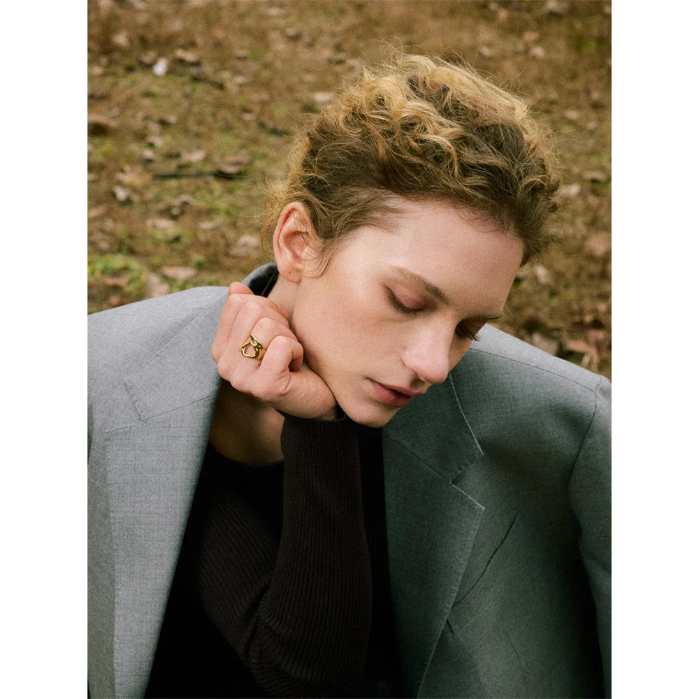 Forma Gold Open Ring