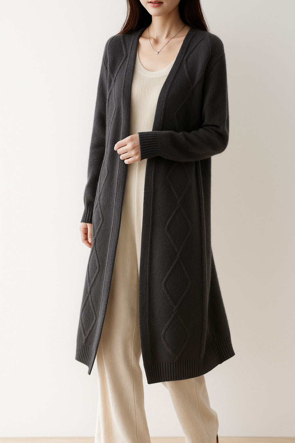 Copenhagen Cable-Knit Cardigan