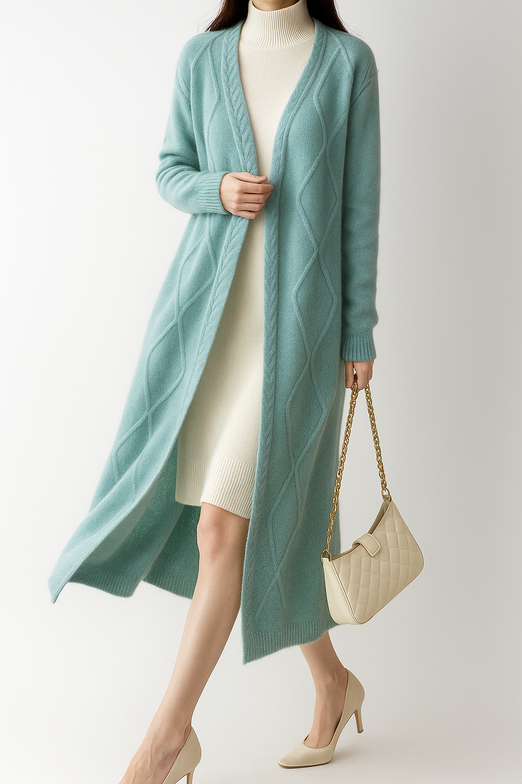 Copenhagen Cable-Knit Cardigan