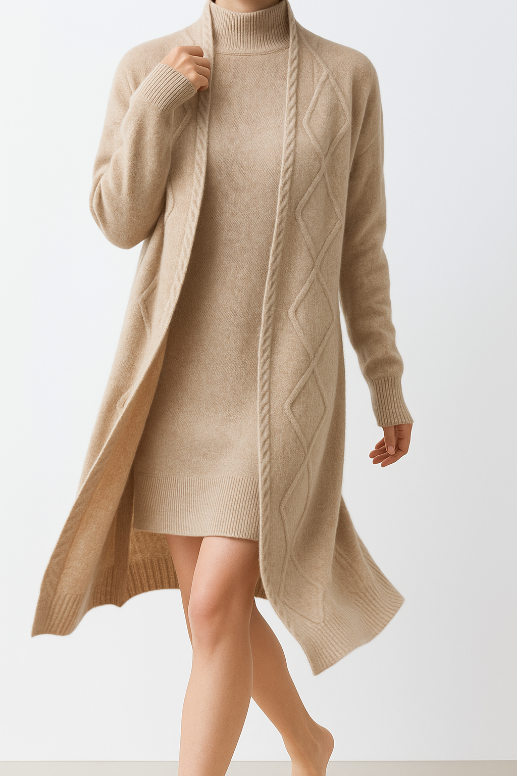Copenhagen Cable-Knit Cardigan