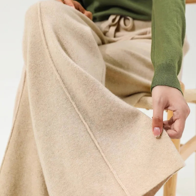 Classic Ladies Wool Trousers