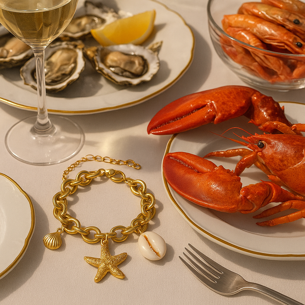 Marée Gold Chain Starfish Bracelet