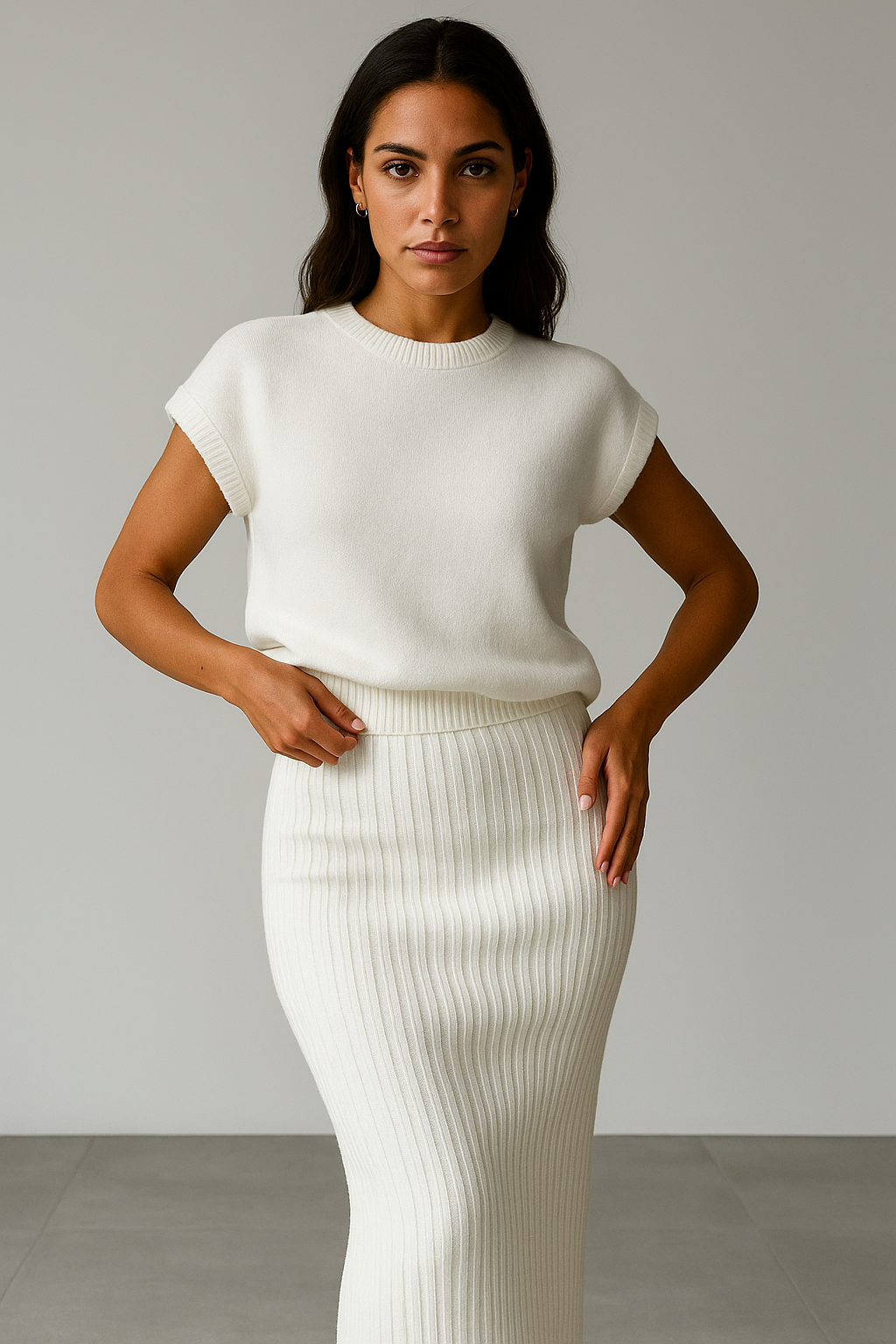 Maratea Coastal Rib Sleeveless Set