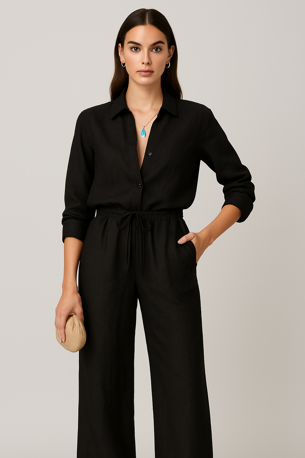 Capri Ember Linen Set