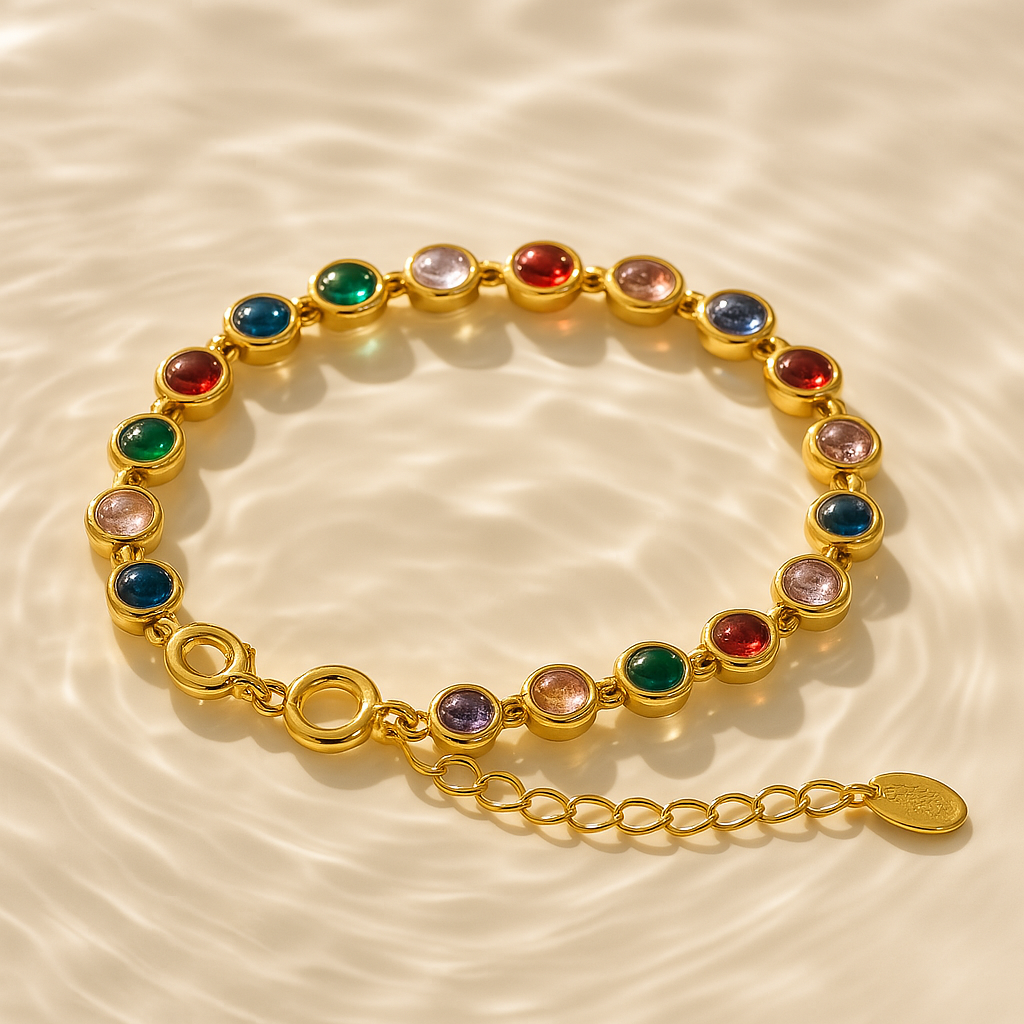 La Perla Di Luce 18k Gold Plated Gemstone Set