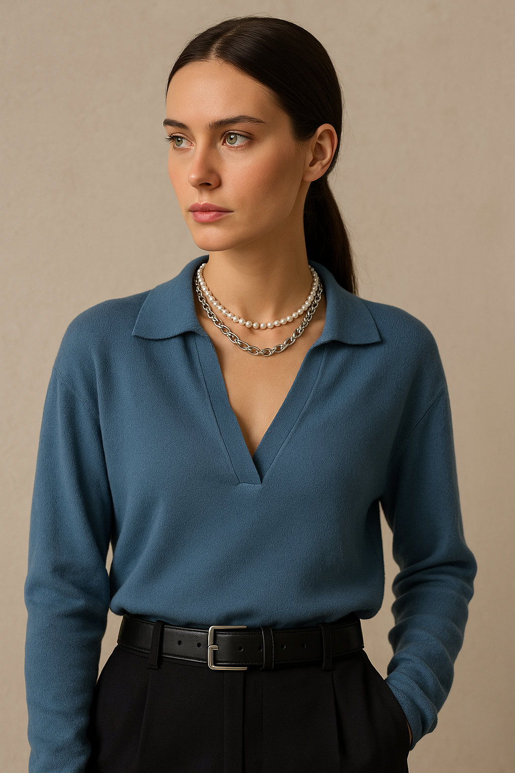 Roma Cotton Knit Polo
