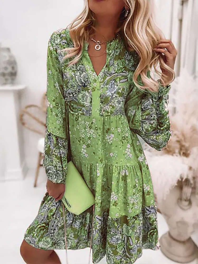 FallGrace - Elegant Autumn Dress