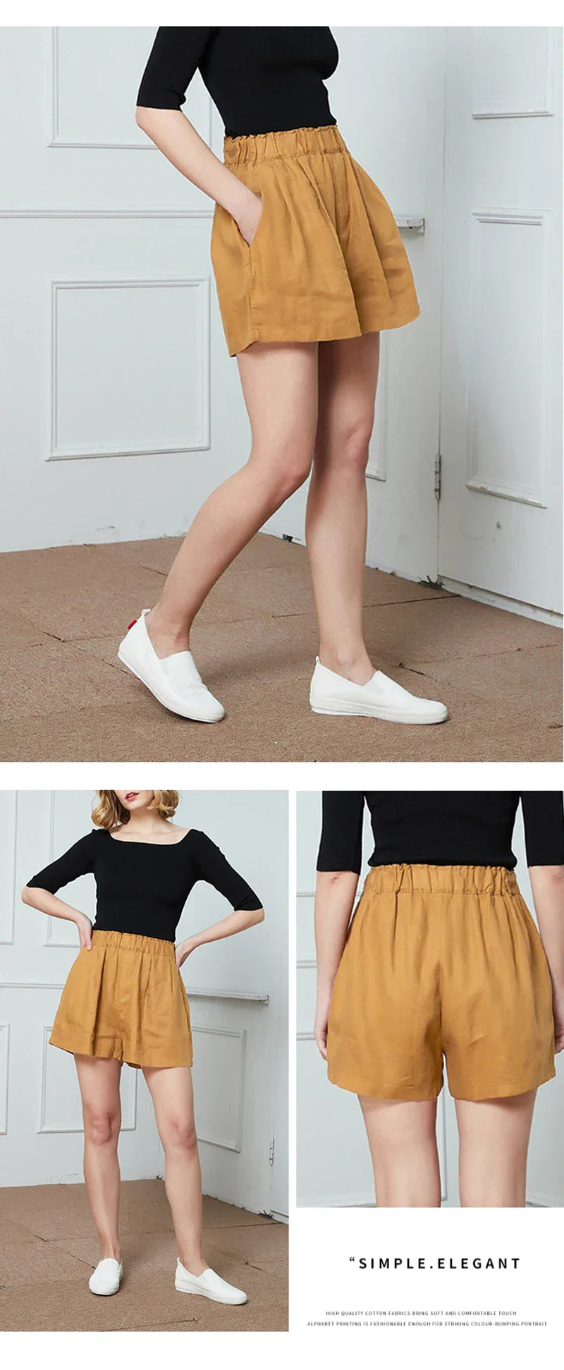 Malia Linen Lounge Shorts
