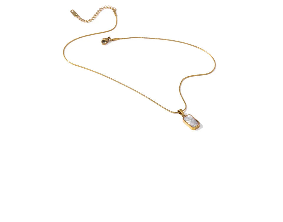 Mavine Double-Sided Enamel Pendant