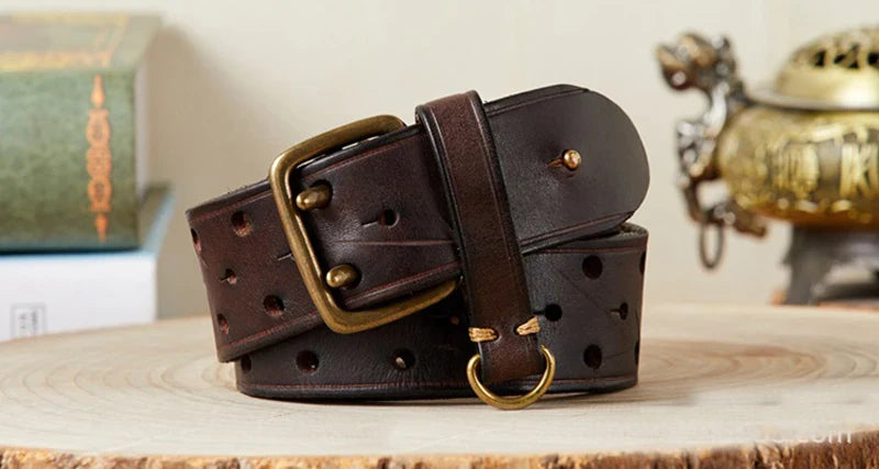 Fortezza Double Buckle Belt