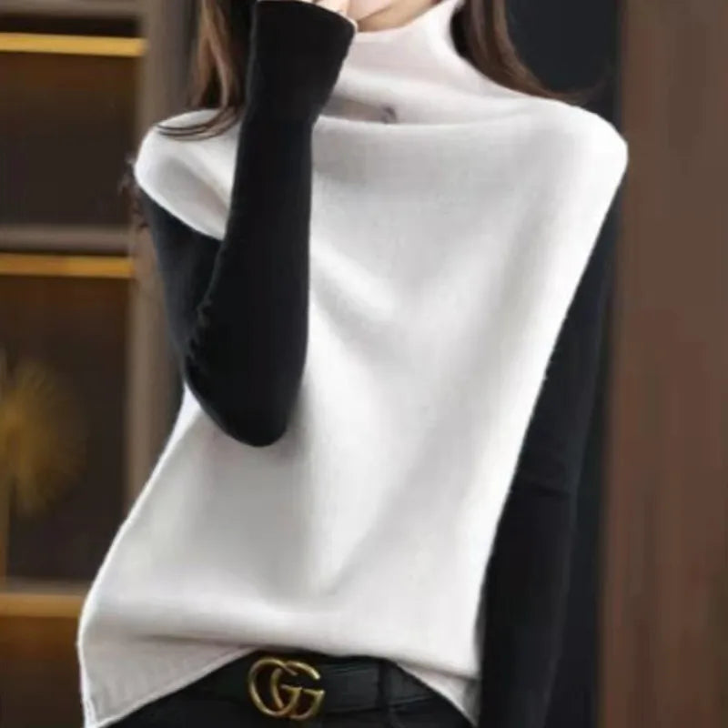 Classic Women's Sleeveless Cotton Knit Sweater Vest