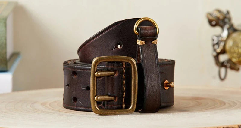 Fortezza Double Buckle Belt