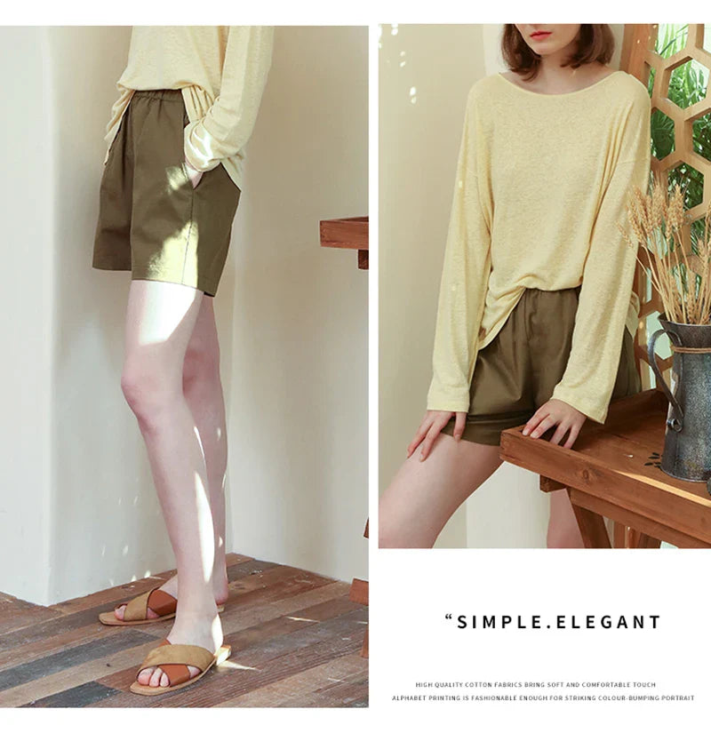 Malia Linen Lounge Shorts