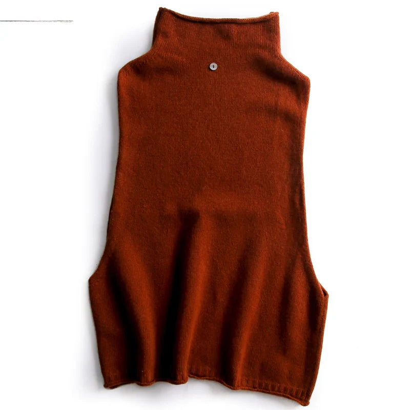 Classic Women's Sleeveless Cotton Knit Sweater Vest