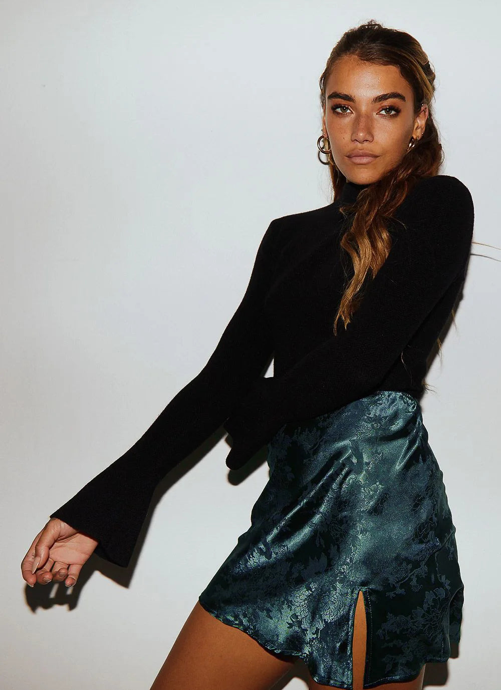 Sylvia Satin Skirt