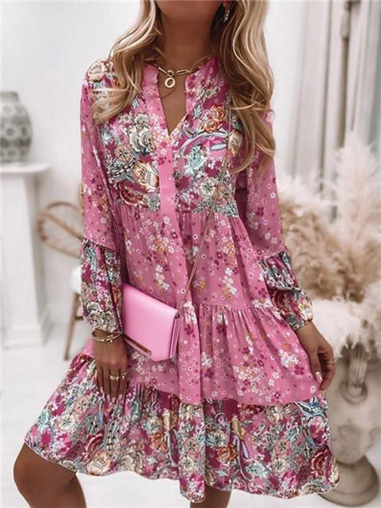FallGrace - Elegant Autumn Dress