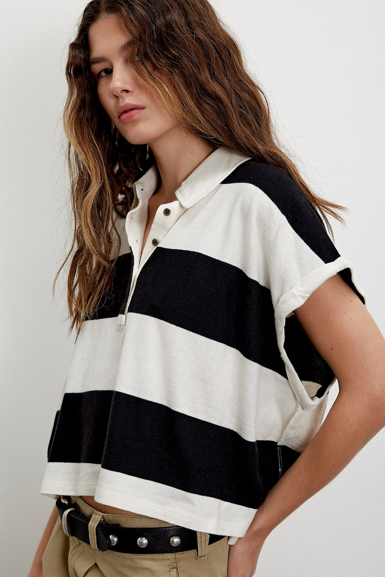 Celene Cropped Polo