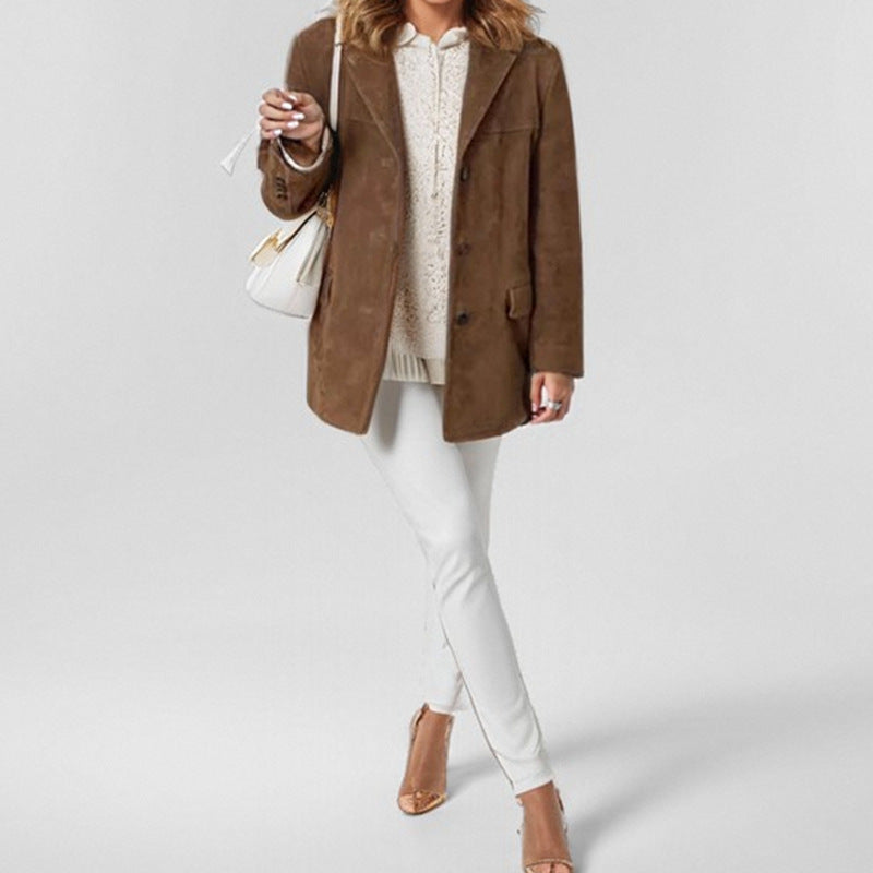 Paris Classic Suede Blazer