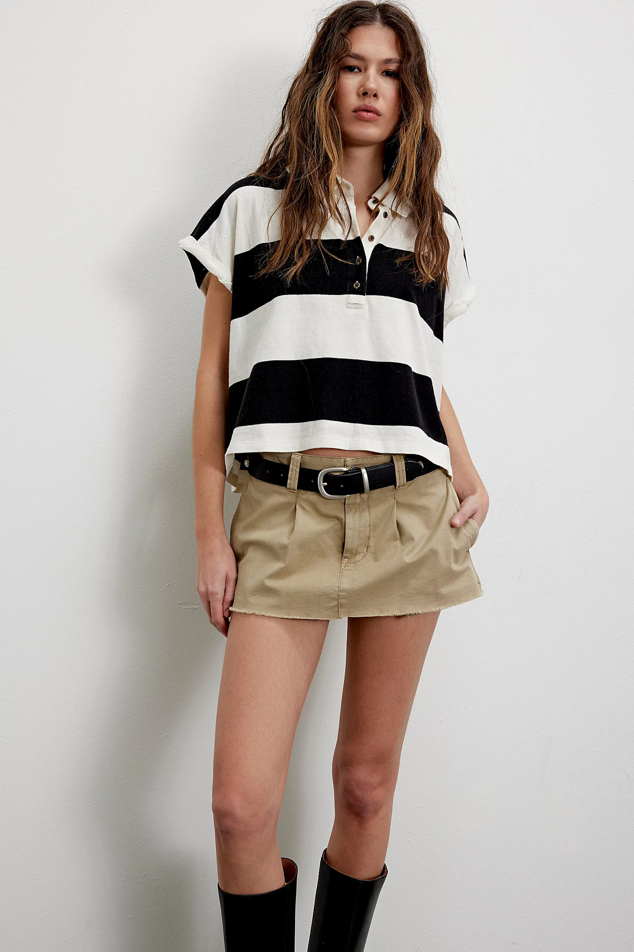 Celene Cropped Polo