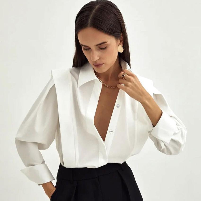 100% Organic Cotton Women's Classic Formal Blouse