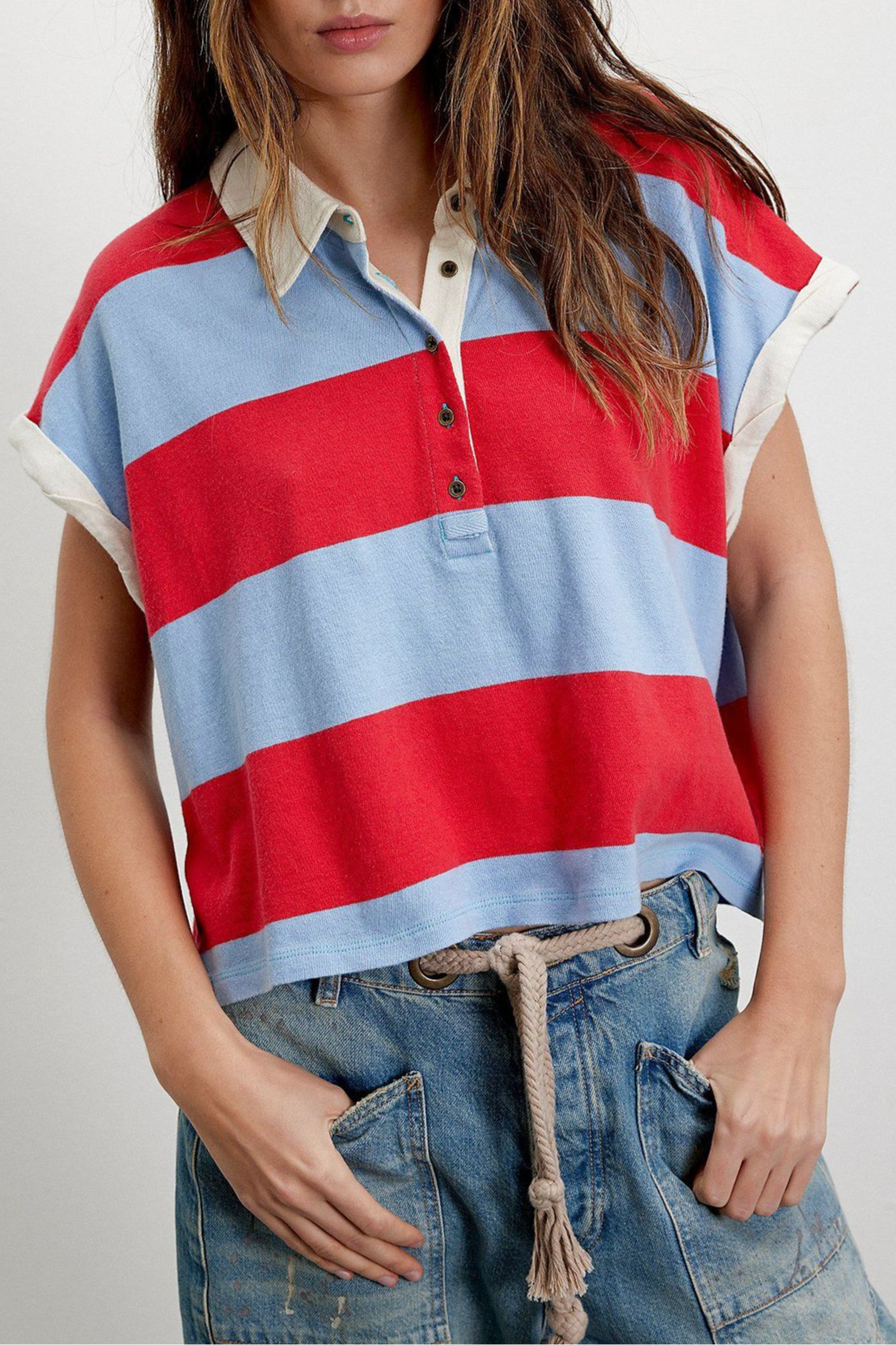 Celene Cropped Polo