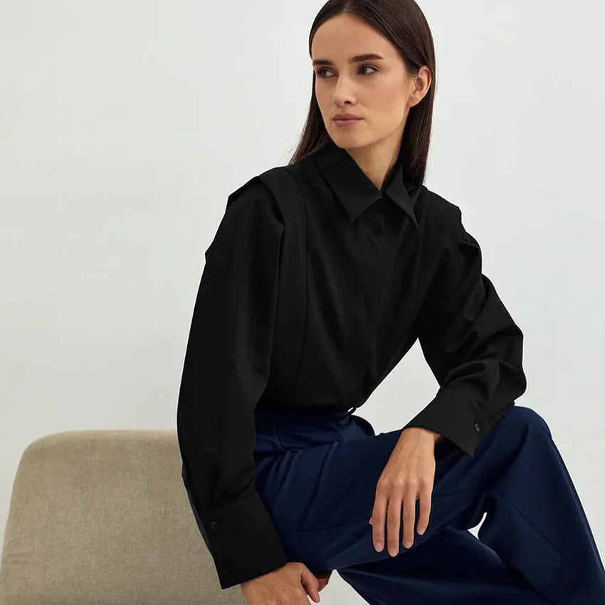 100% Organic Cotton Women's Classic Formal Blouse