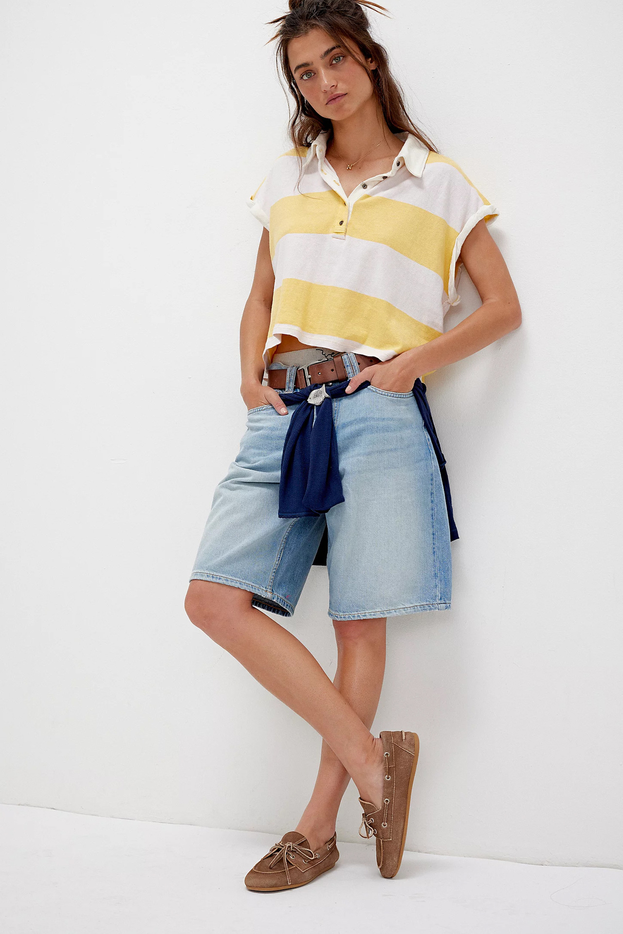 Celene Cropped Polo