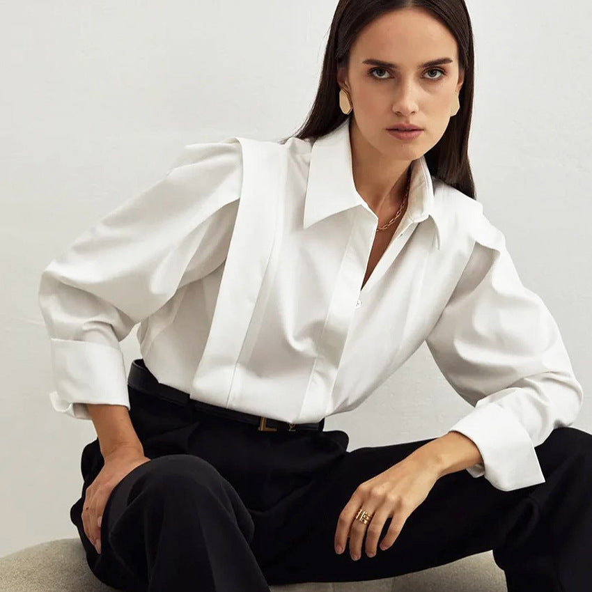 100% Organic Cotton Women's Classic Formal Blouse