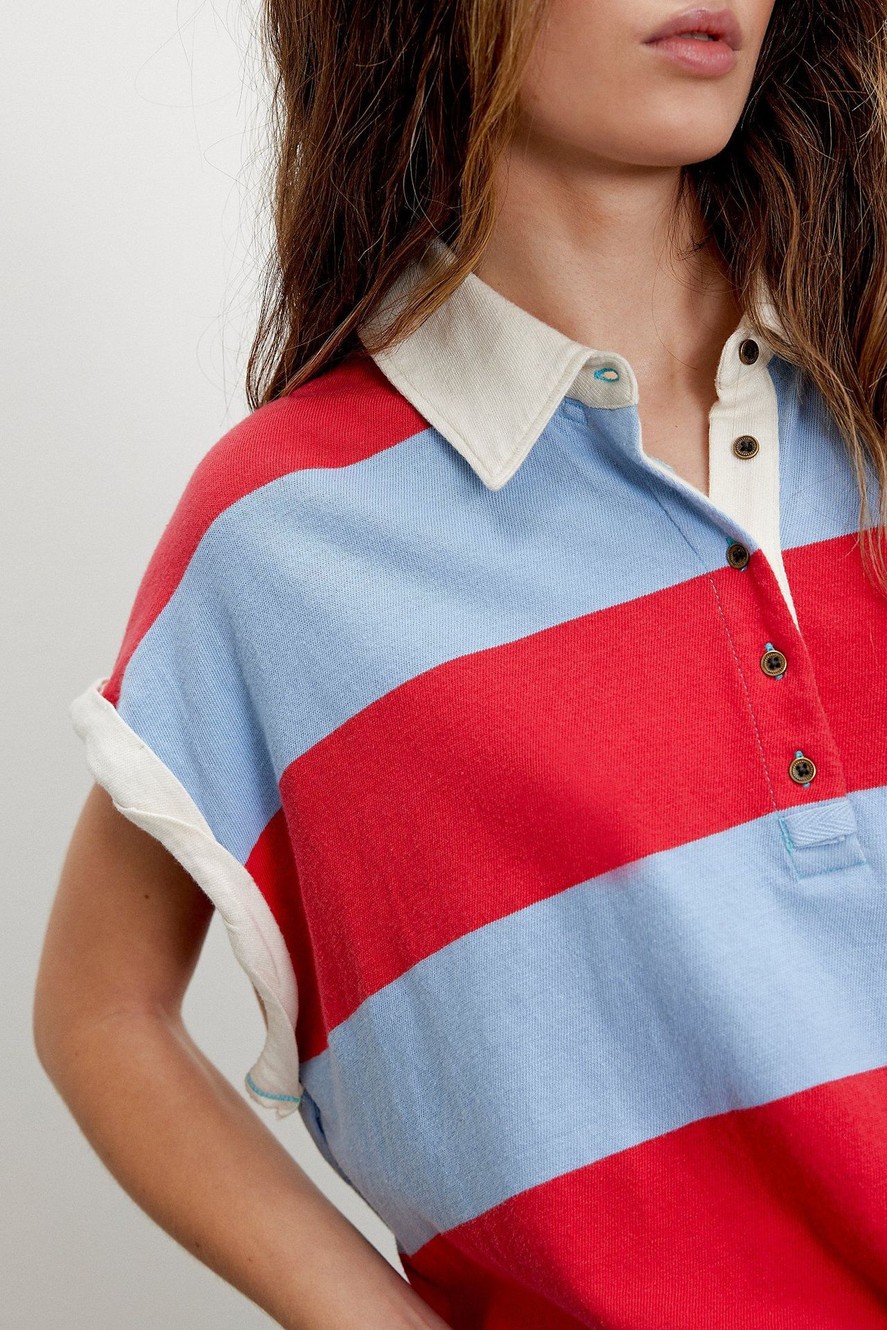 Celene Cropped Polo